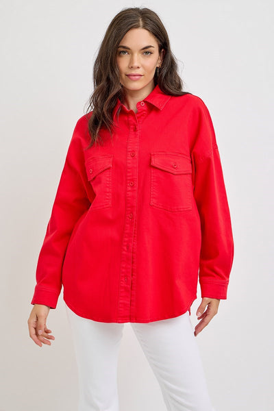 Risen Colored Denim Shirt
