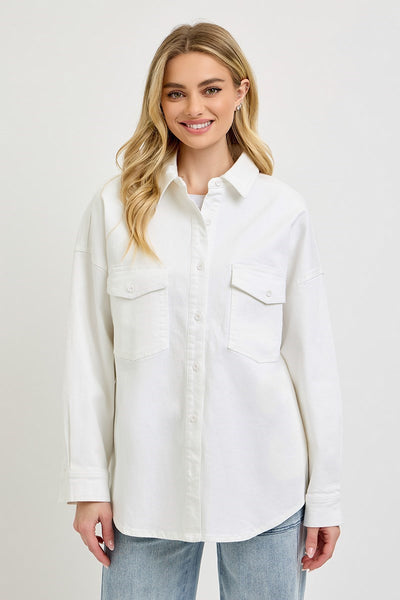 Risen Colored Denim Shirt