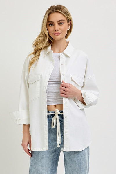 Risen Colored Denim Shirt