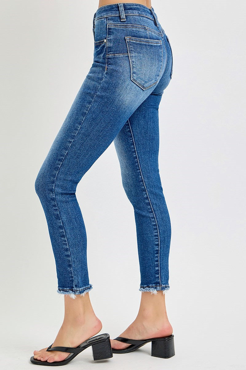 Risen Tummy Control Skinny Jeans