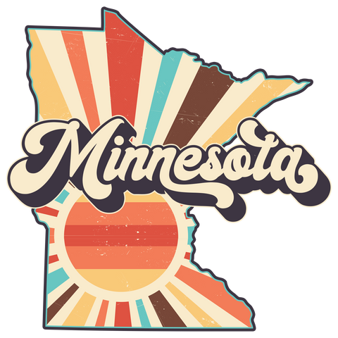 Retro MN Print