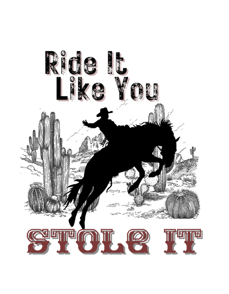 Ride It Like You Stole It Print