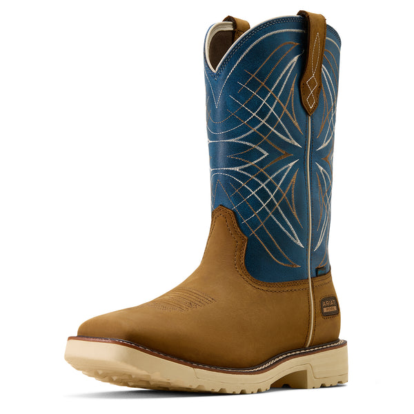Men's Ariat Activator Waterproof Wide Square Toe Work Boot