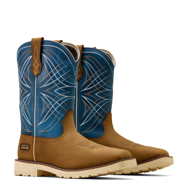 Men's Ariat Activator Waterproof Wide Square Toe Work Boot
