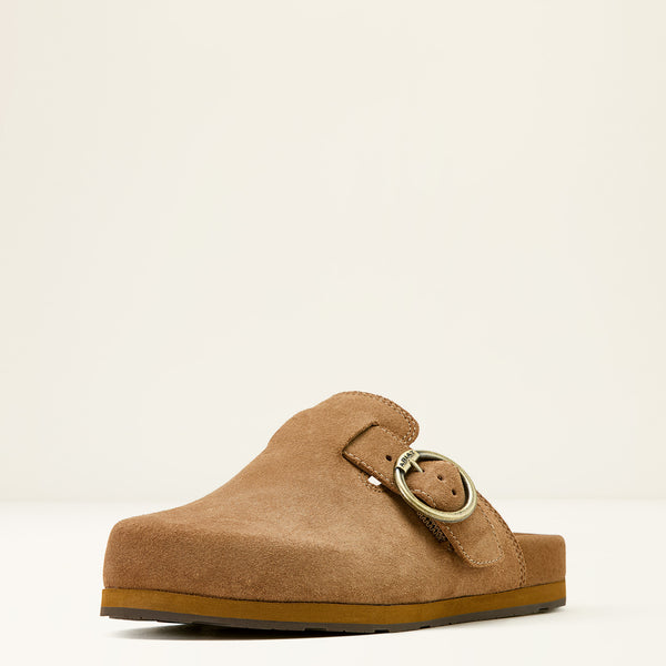 September 2026 10061236 Ariat Women's Country Mule in Caramel Suede