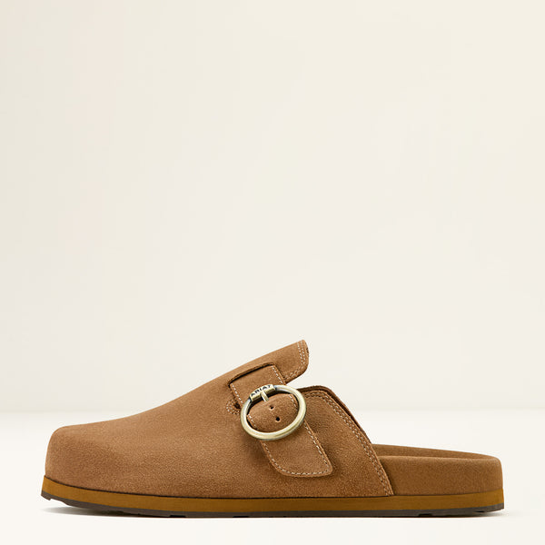 September 2026 10061236 Ariat Women's Country Mule in Caramel Suede