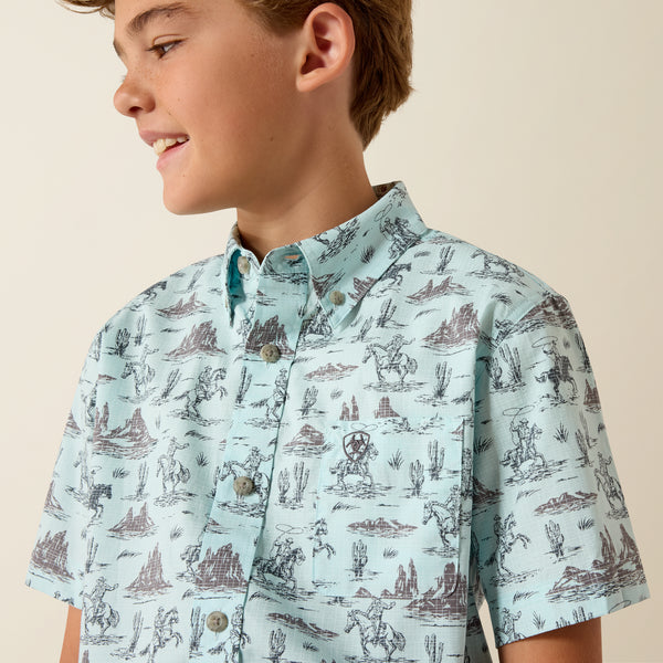 Ariat Youth Pratt Short Sleeve Shirt
