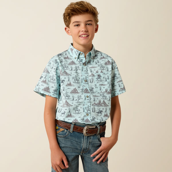 Ariat Youth Pratt Short Sleeve Shirt