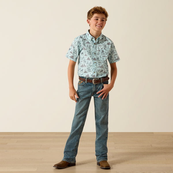 Ariat Youth Pratt Short Sleeve Shirt
