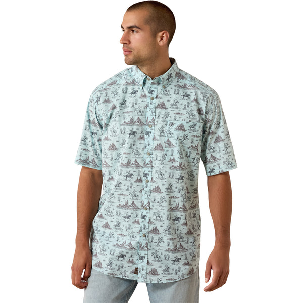 Ariat Men's Pratt Classic Fit Short Sleeve Shirt