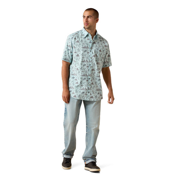 Ariat Men's Pratt Classic Fit Short Sleeve Shirt