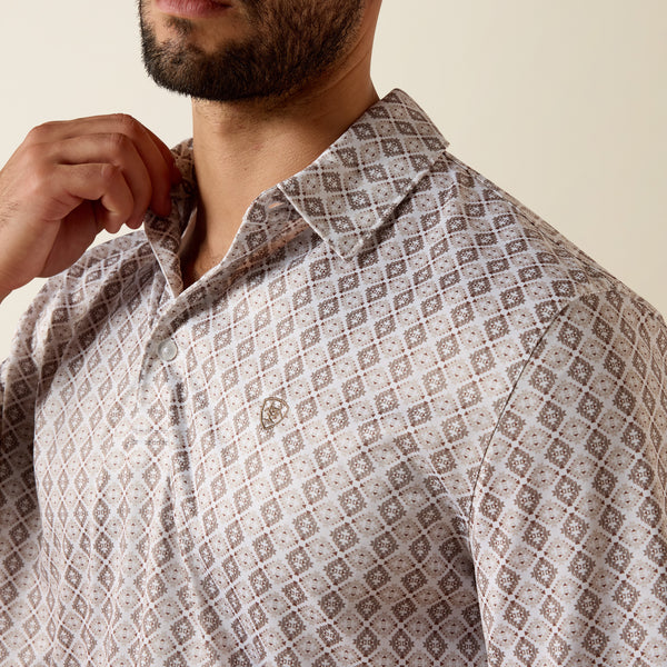 Ariat Men's 360 Airflow Tek All Over Print Polo