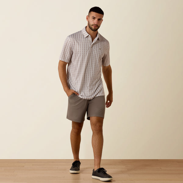 Ariat Men's 360 Airflow Tek All Over Print Polo