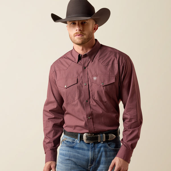 Ariat Men's Wrinkle Free Dion Classic Fit Snap Long Sleeve Shirt