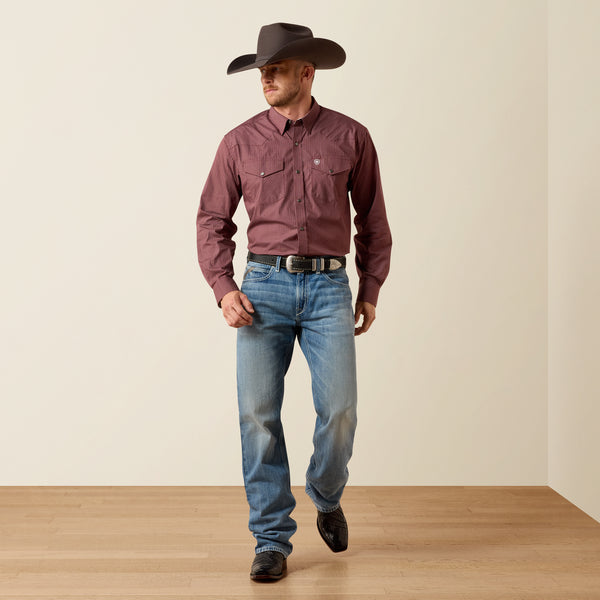 Ariat Men's Wrinkle Free Dion Classic Fit Snap Long Sleeve Shirt