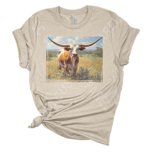 Spring Feild Longhorn Tee