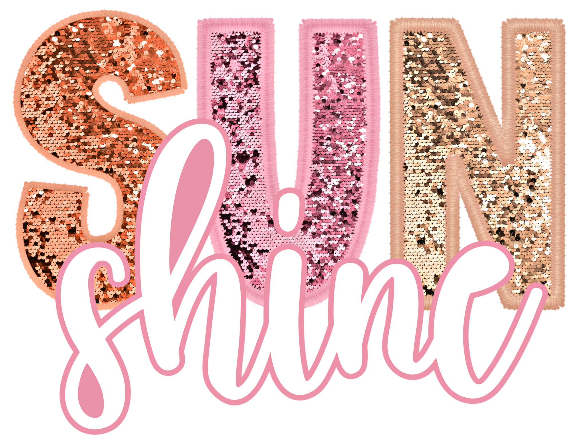 Sequin Sunshine Print
