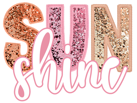 Sequin Sunshine Print