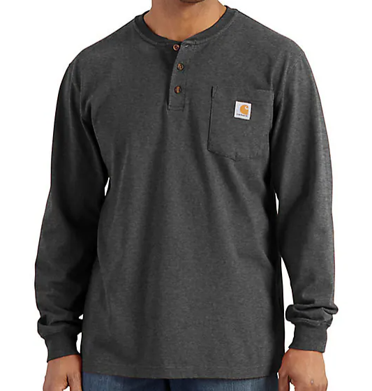 Carhartt Heavyweight Pocket Henley Longsleeve