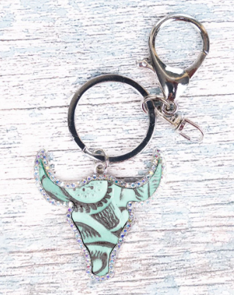 Sedona Steer Keychain