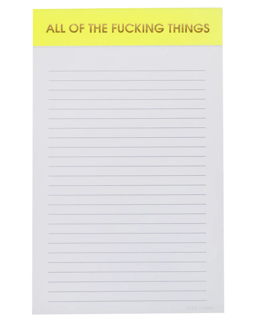 Sarcastic Lined Notepads