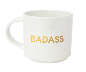 Gold Foil, Oversized, Sarcastic Mugs