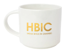 Gold Foil, Oversized, Sarcastic Mugs