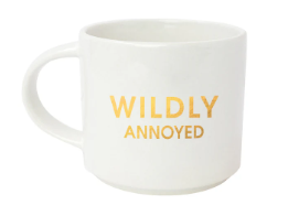 Gold Foil, Oversized, Sarcastic Mugs