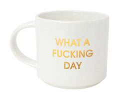 Gold Foil, Oversized, Sarcastic Mugs