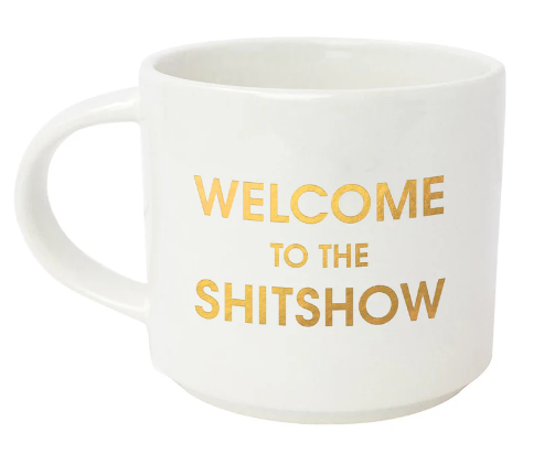 Gold Foil, Oversized, Sarcastic Mugs