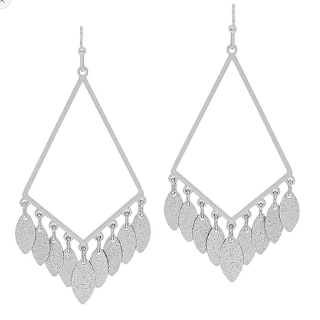 Silver Earring with Tassel