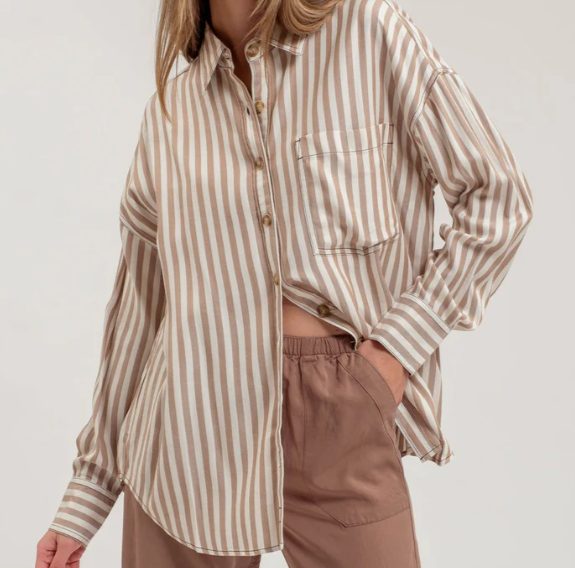 Striped Button Down