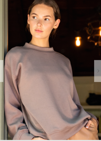 Mock Neck Pullover