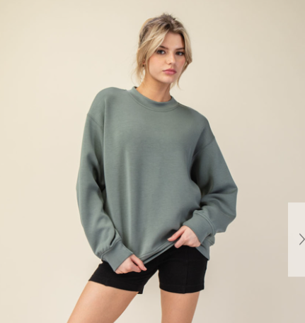 Mock Neck Pullover