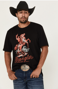 Mens Wrangler Bronc Riding Tee