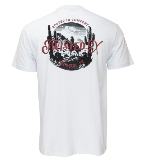 Twisted X Cream Patch Tee