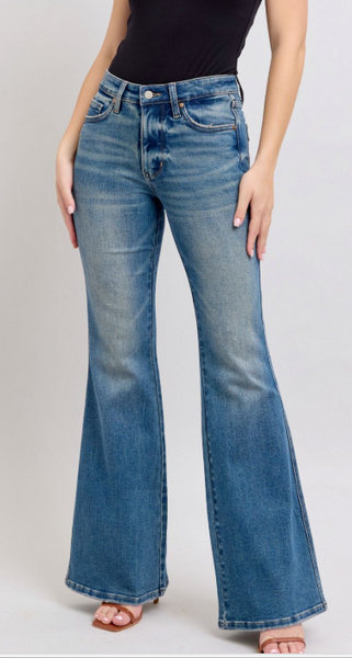 Judy Blue Tummy Control Vintage Wash Flare