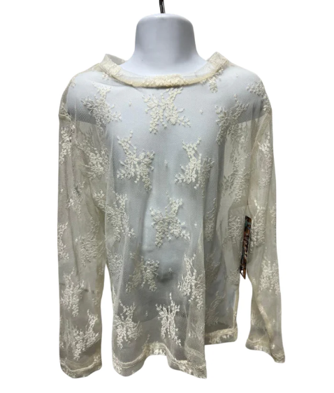 Girls Long Sleeve Lace Top