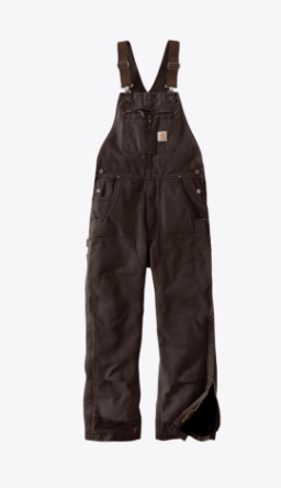 Men's Carhartt Insulated Bib Overalls 3 Warmth Rating