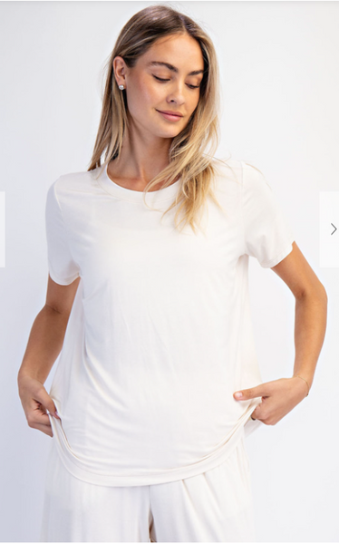 Simply Basic Short Sleeve Top