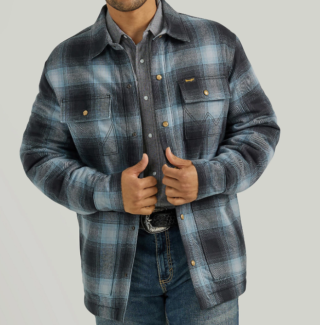 Men's Wrangler Sherpa Snap Jacket