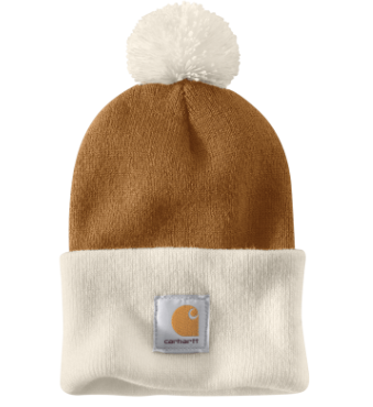 Carhartt Knit Pom-Pom Cuffed Beanie