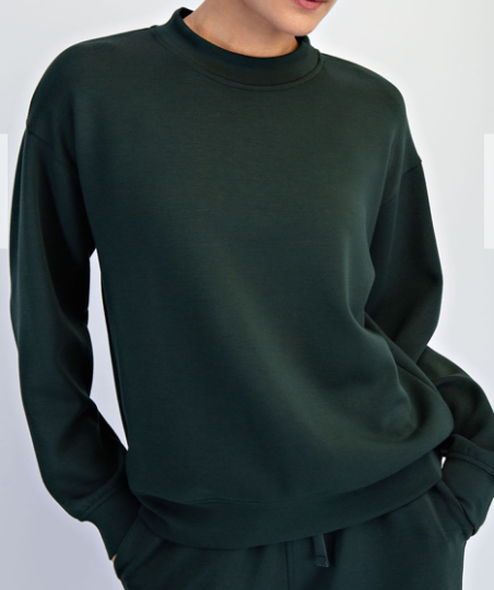 Rae Mode Mock Neck Crew