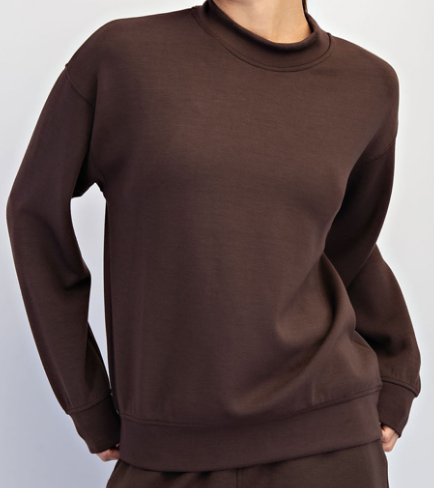 Rae Mode Mock Neck Crew