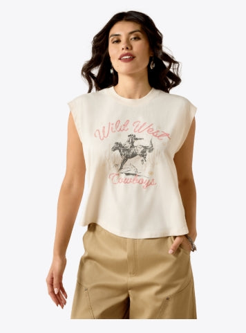 Women's Ariat Wild West Cropped T-shirt