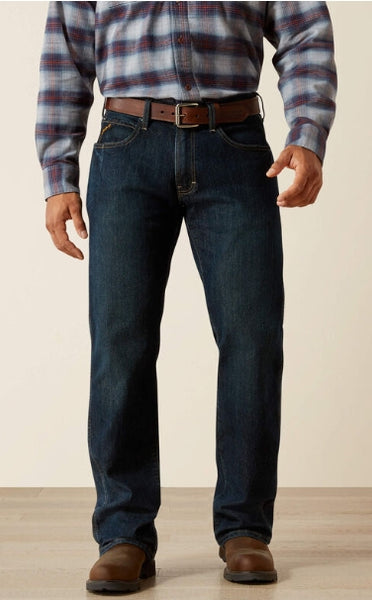 Men's Ariat Rebar Straight Leg Stretch Edge Jeans