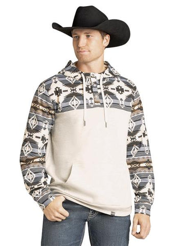 R&R Aztec Colorblock 1/4 Snap Hoodie