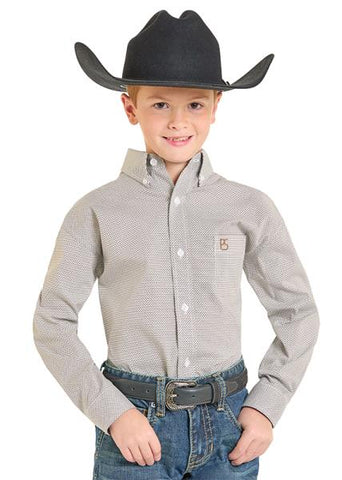 Panhandle Slim Youth Ecru Button Down