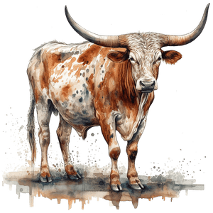 Long Horn Print