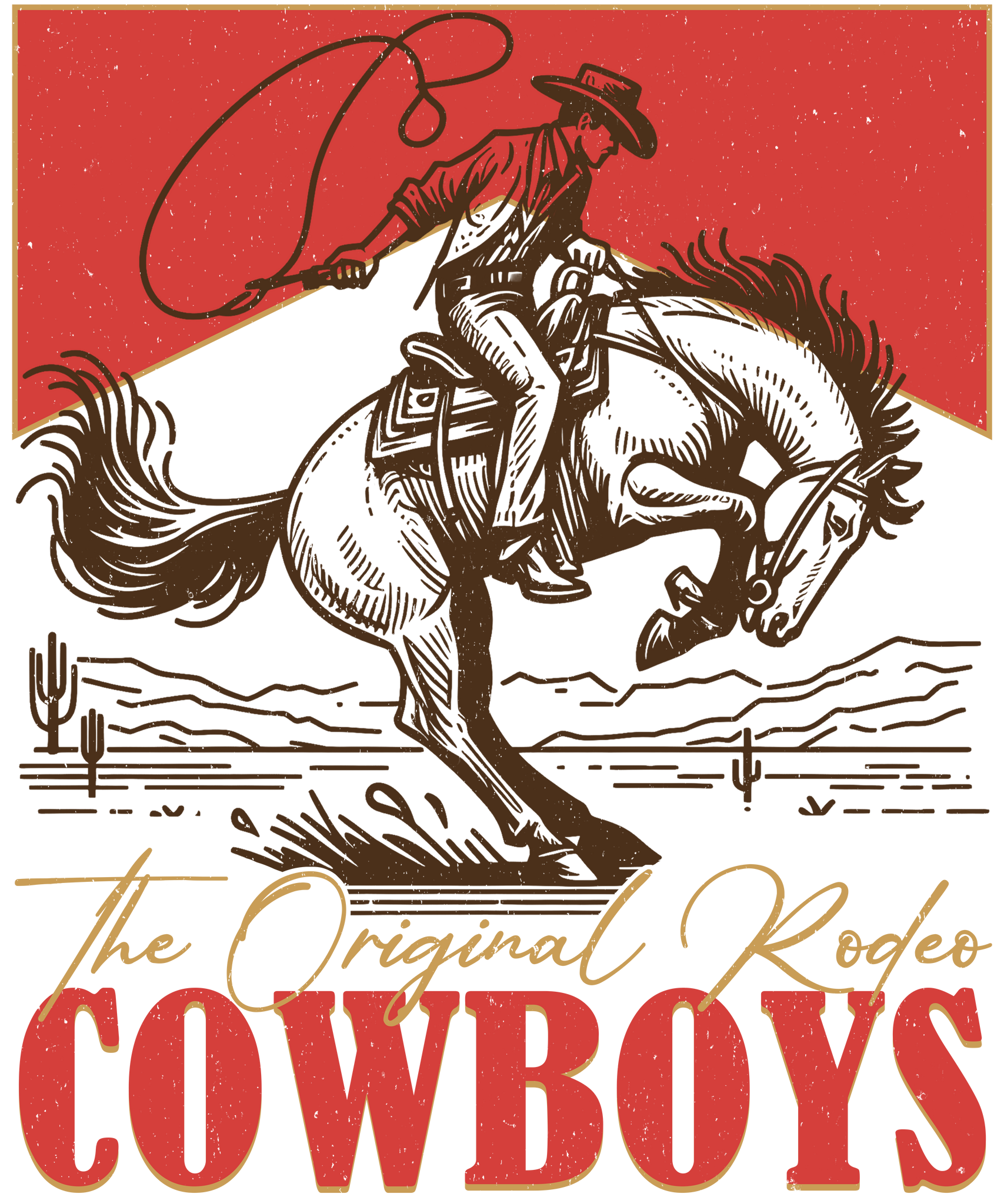 OG Rodeo Cowboys Print